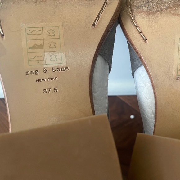 Rag & Bone Mari Strappy Sandal in Grey Suede Sz 7.5 - Picture 11 of 13